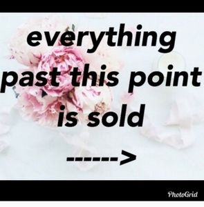 💥 All items below this picture are SOLD 💥